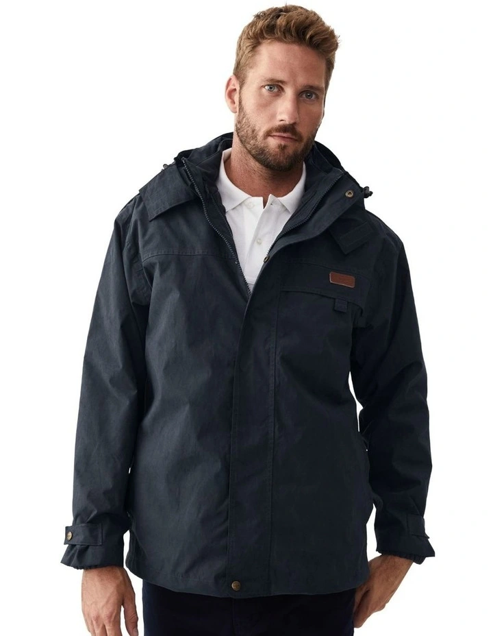 Rockley Jacket in Navy Ironbark