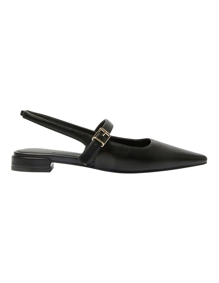 Bianca Ballet Flats in Black
