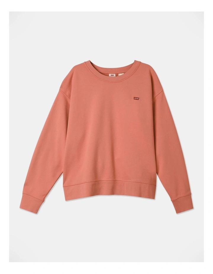 Crewneck Sweatshirt (Curve) in Terra Cotta