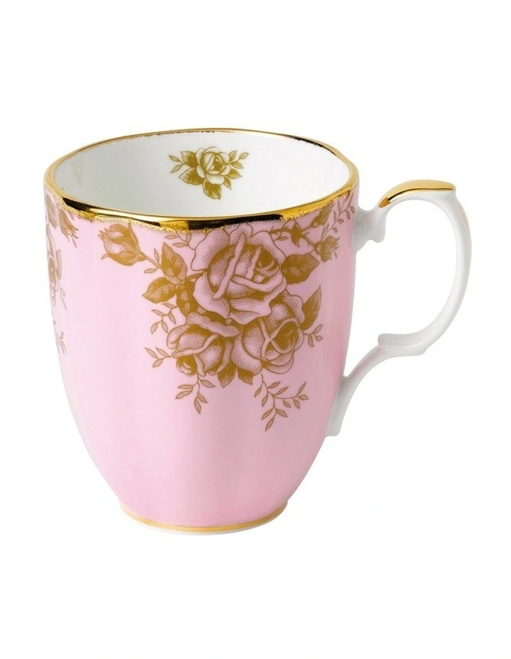 100 Years Golden Roses 1960s Mug