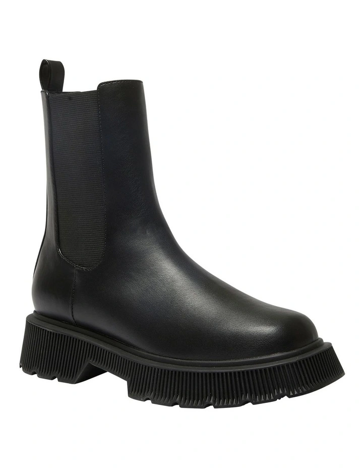 Galaxy Boots in Black Smooth