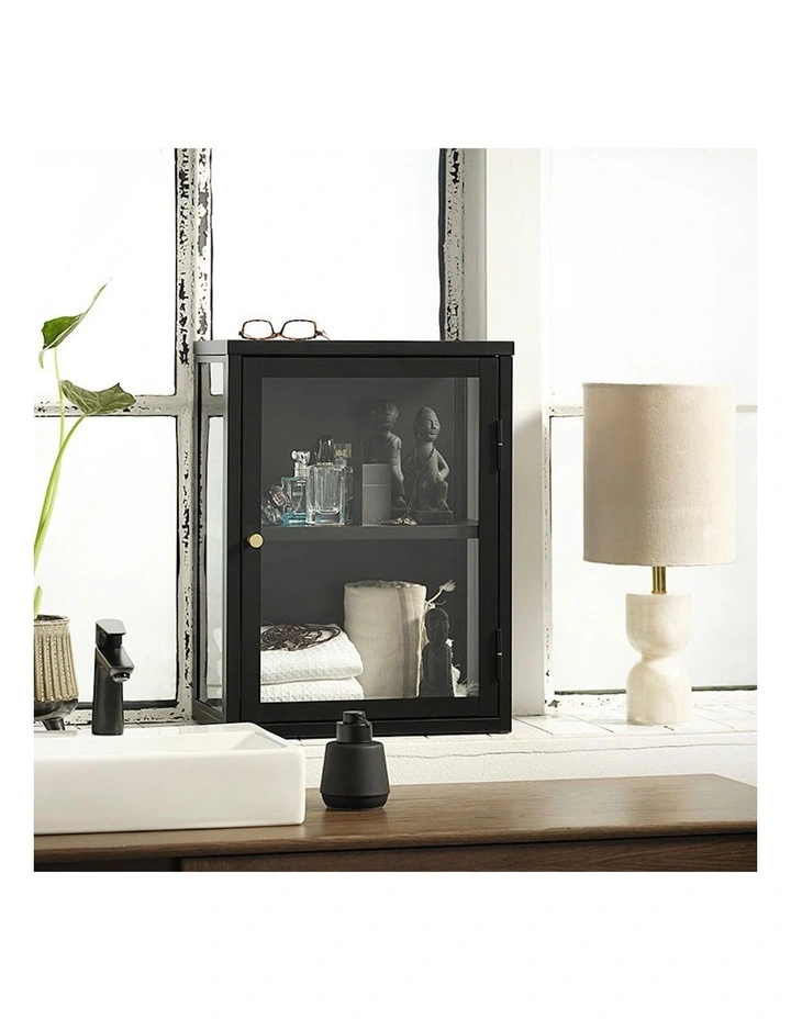 Carmel Wall Cabinet 45cm in Black