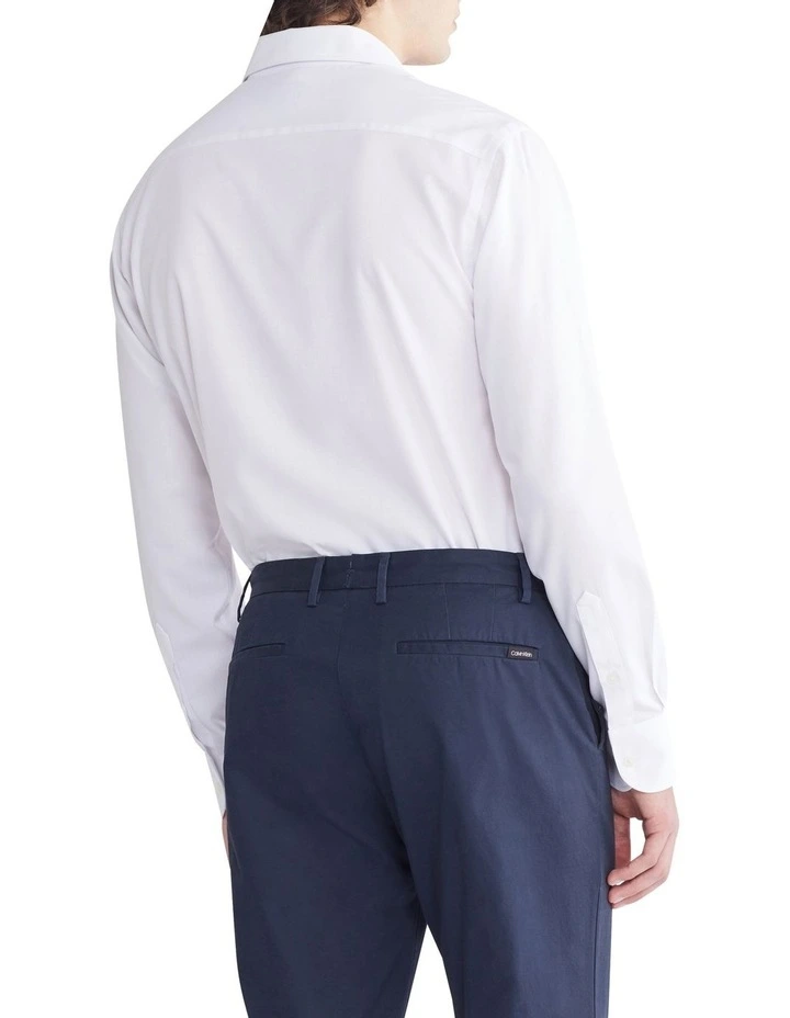 Tailored Long Sleeve Shirt in White