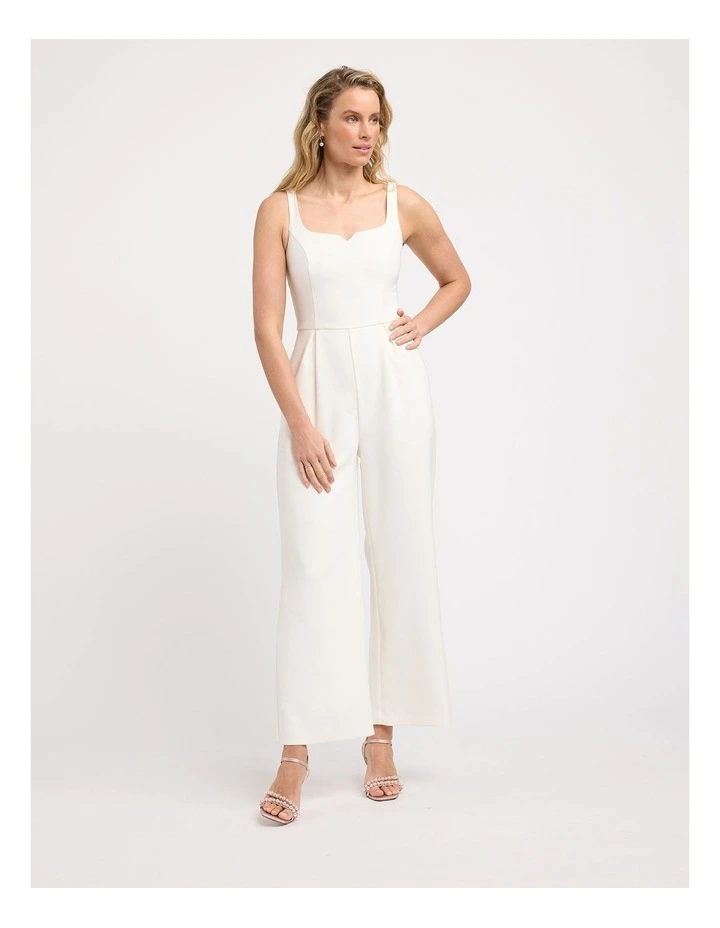 Barcelona Jumpsuit in Ivory