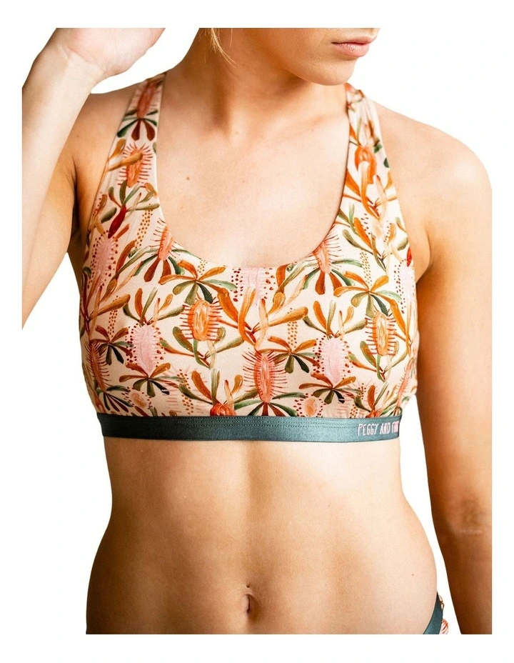 Grass Tree Bra in Beige