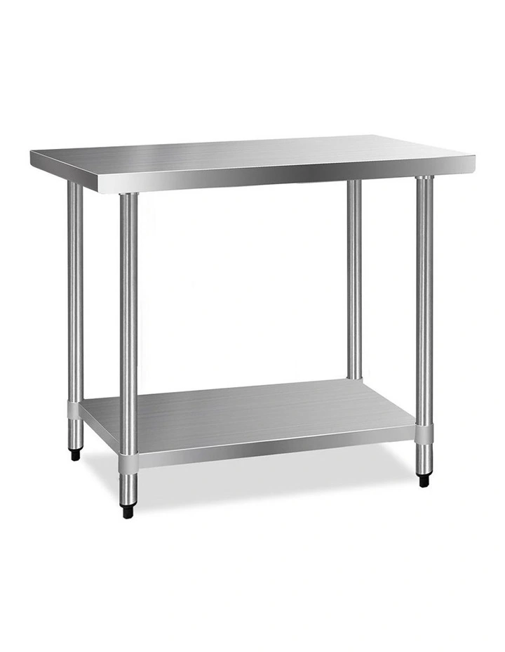 Commercial Stainless Steel Kitchen Bench 61 x 1219mm