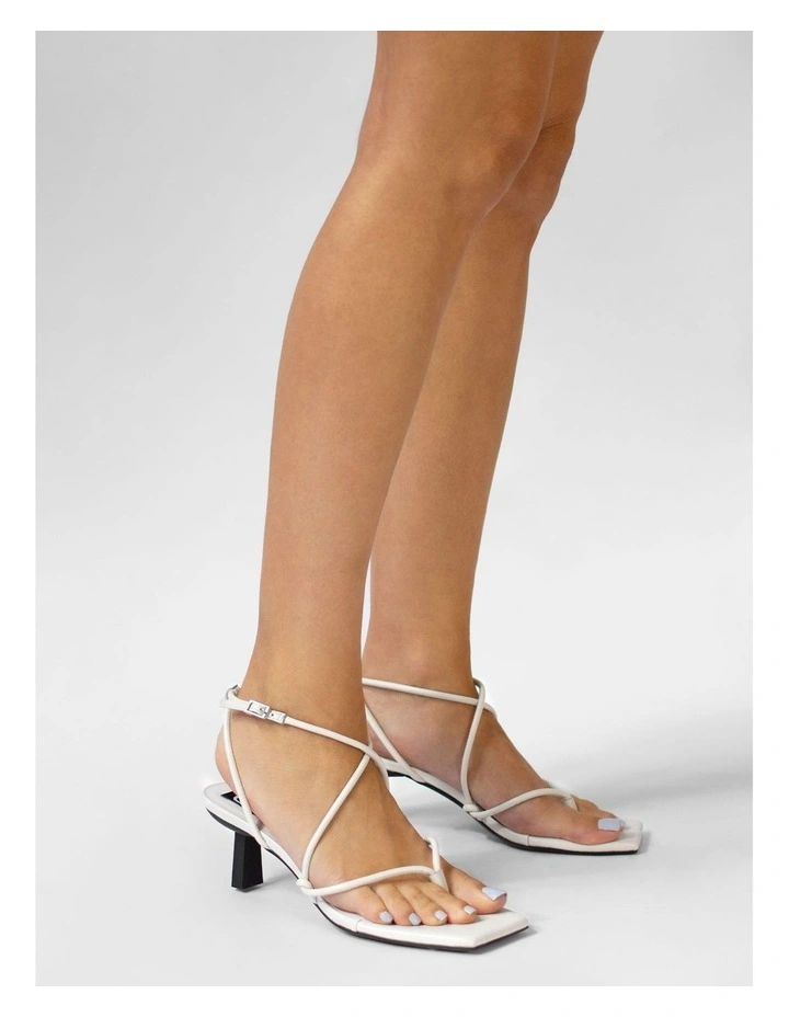 Wella Heeled Sandals in White