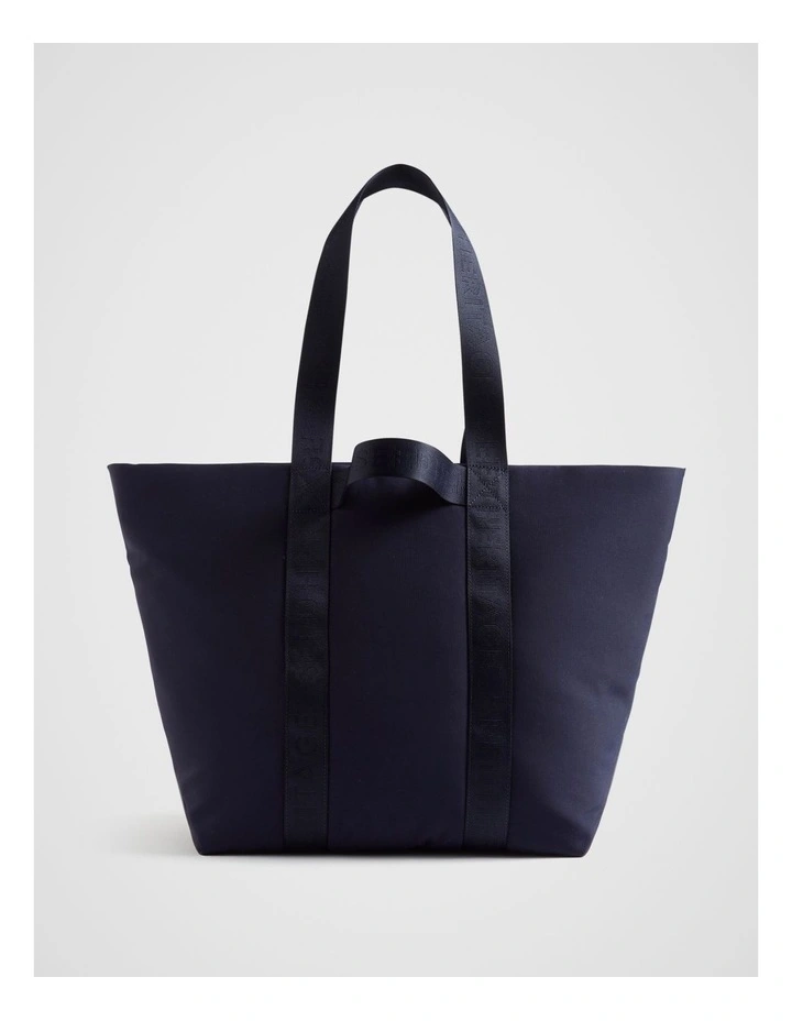 Monochrome Logo Tote in Midnight Sky