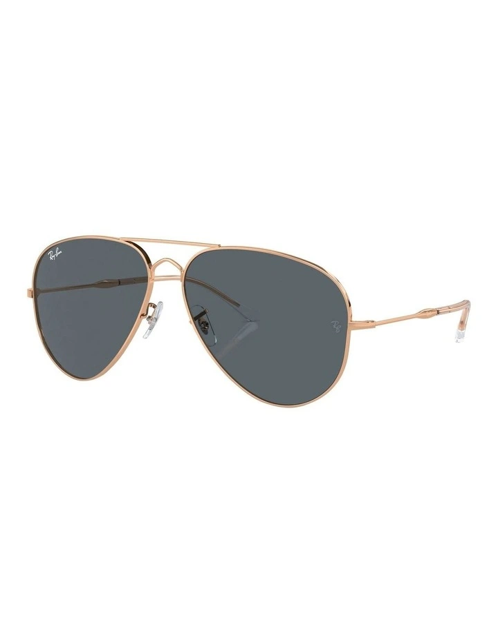 Old Aviator Sunglasses in Gold