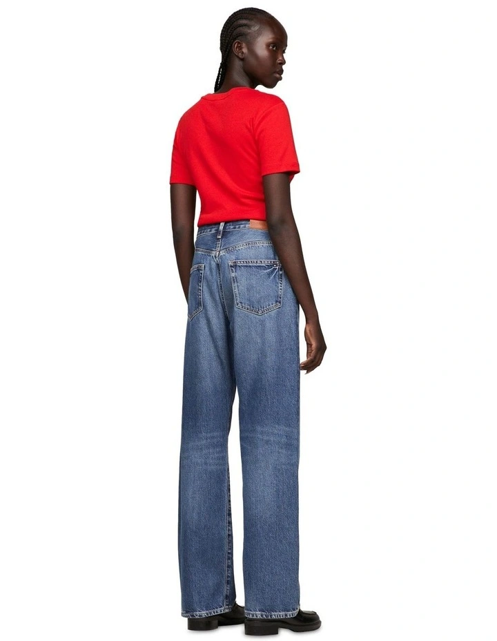 Loose Straight Regular Waist jean in Klo
