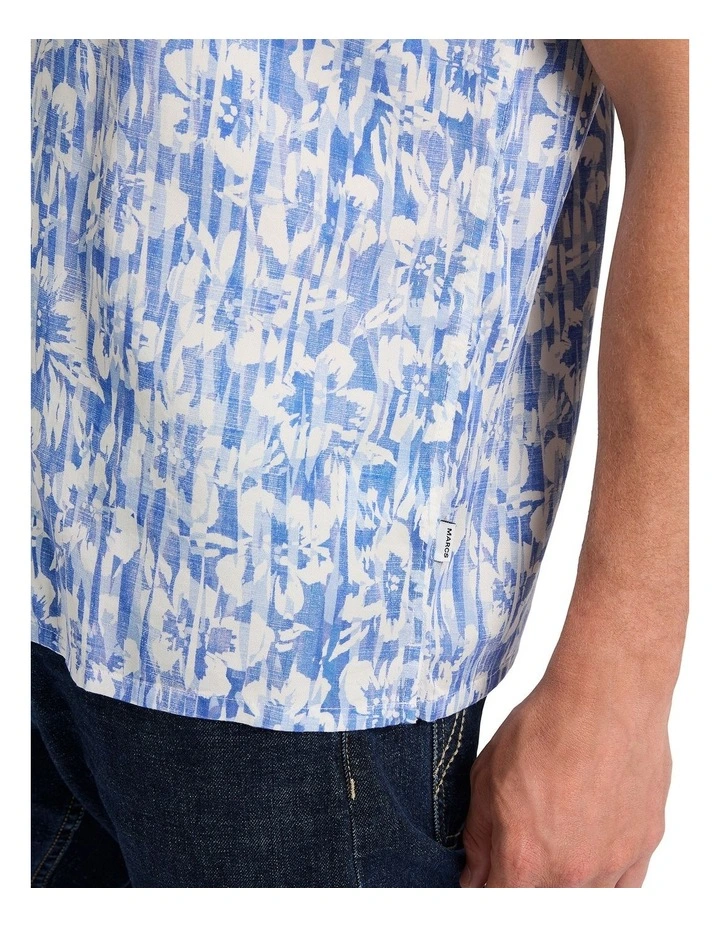After Flowers Shirt in Blue Multi