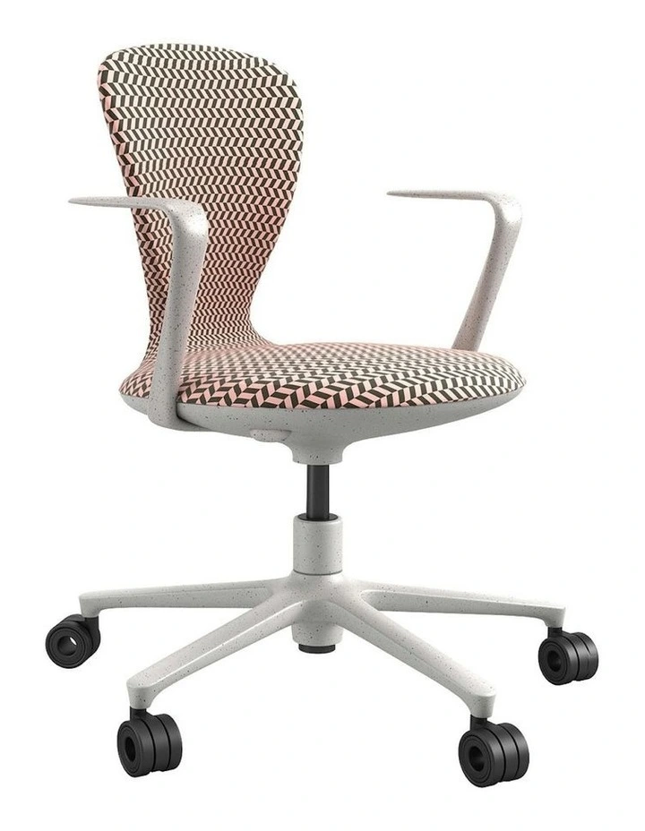 Joyin Tail Designer Ergonomic Chair in Flamingo