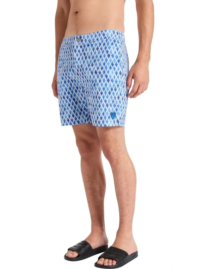 Rockaway Swim Short in Blue Multi