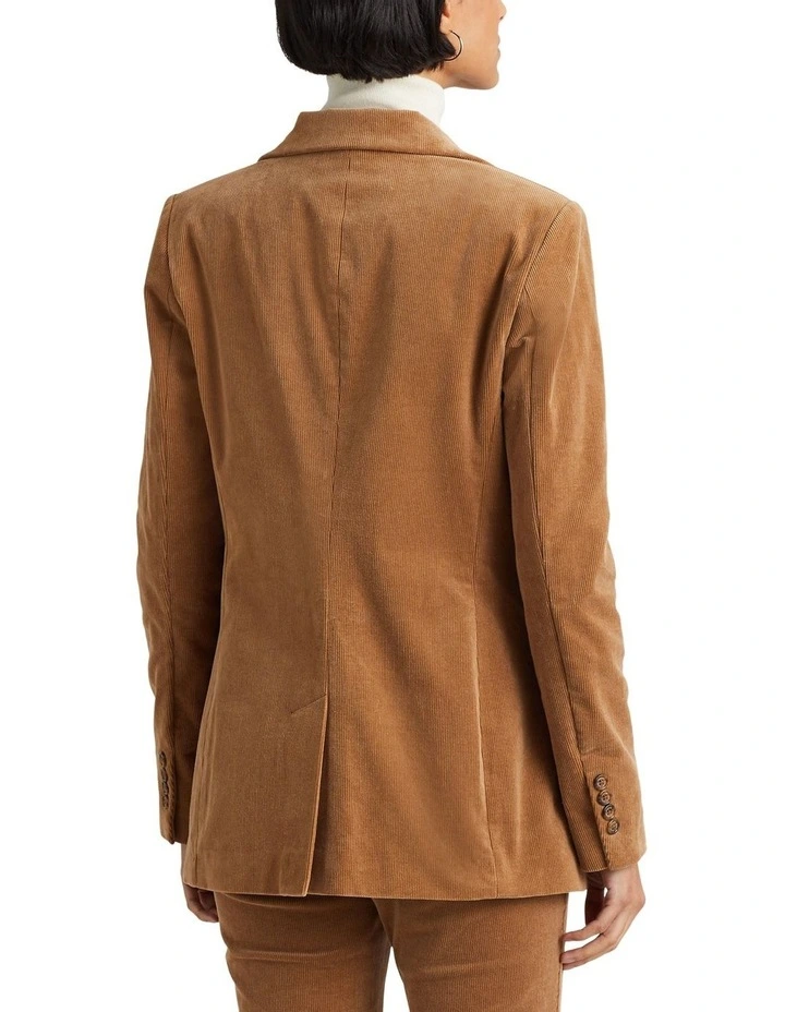 Bullion Corduroy Blazer in Beige
