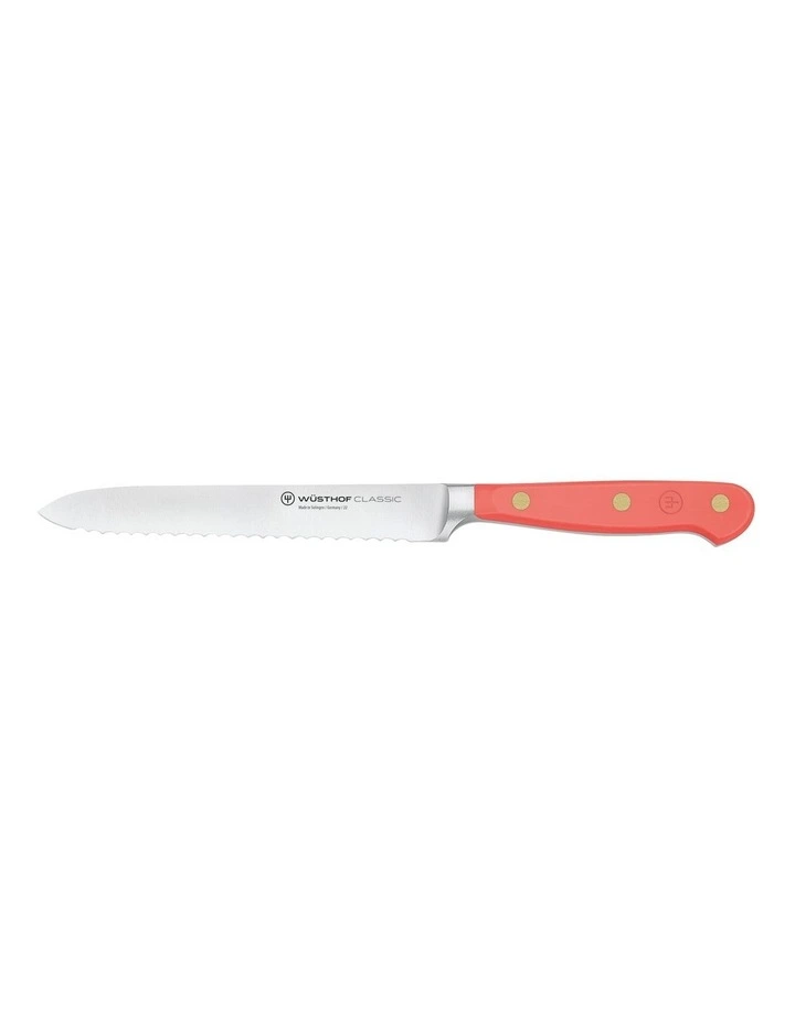 Utility Knife 14cm in Coral Peach