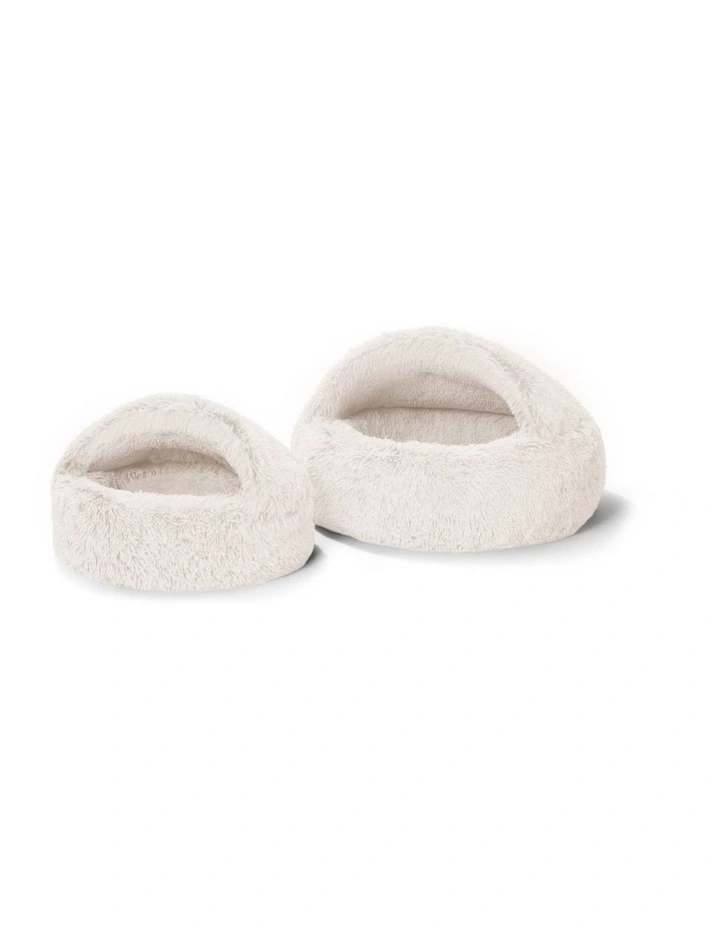 Calming Hoodie Cuddler Polar in White