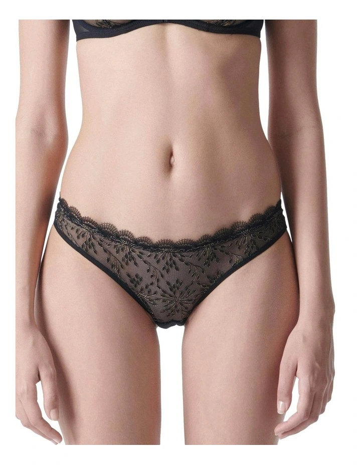 Singuliere Bikini Brief in Black