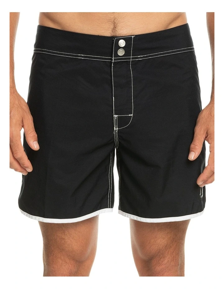 Original Scallop Snap 16" Boardshorts in Black