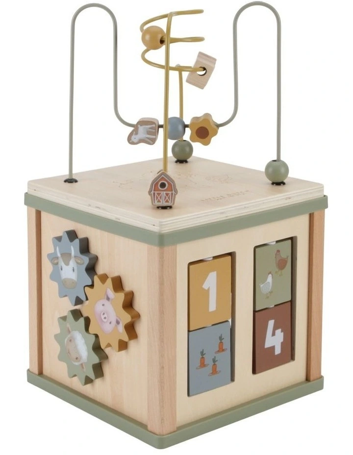 Little Farm Wooden Activity Cube