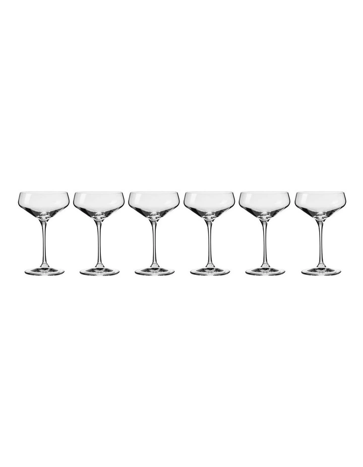 Avant-Garde Cocktail Glass 230ml Set Of 6 in Clear