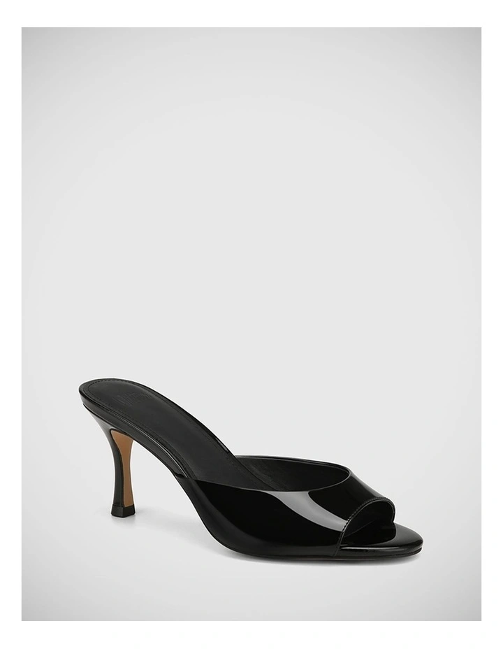 Oshea Patent Leather Sandal in Black