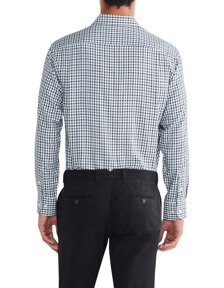 Classic Multi Tone Check Shirt in Green