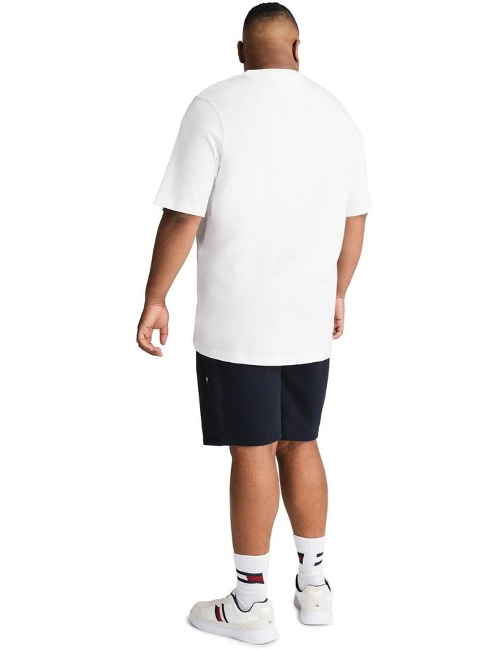 Big & Tall Monotype Tee in White