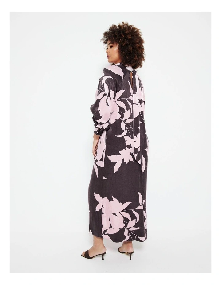 The Draped Dress in Floral Print