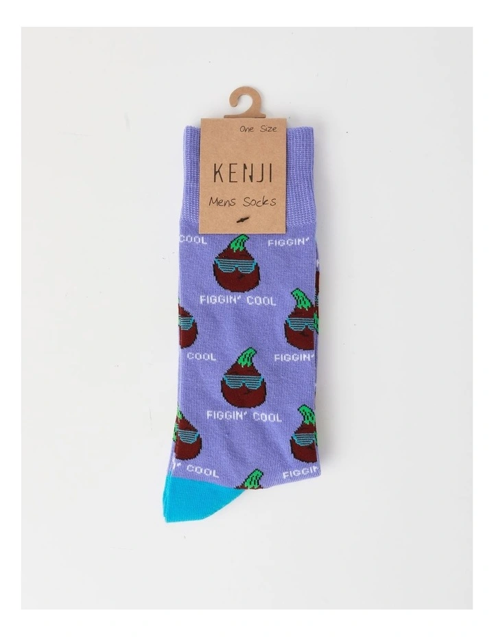 Figgin Cool Socks in Purple