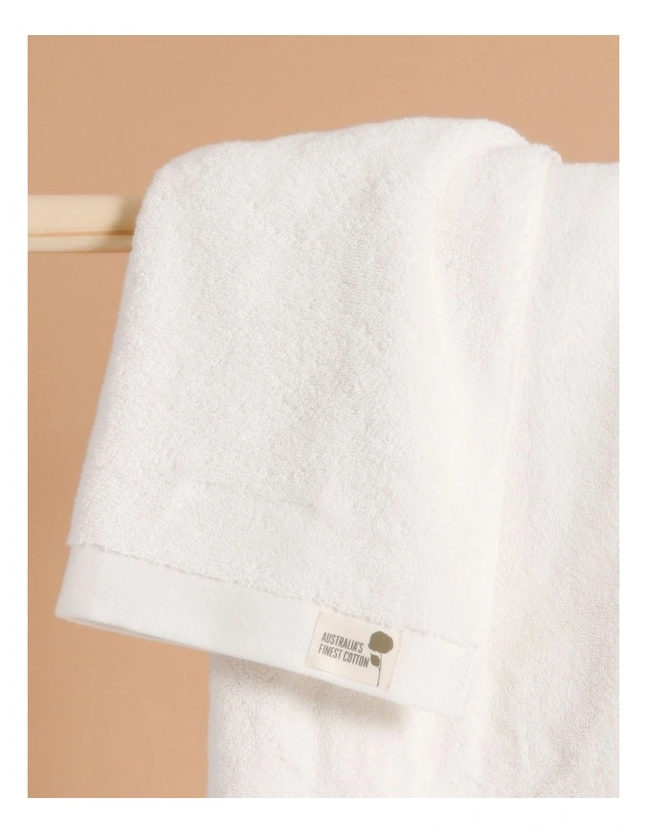 Australian Cotton Towel Range in White