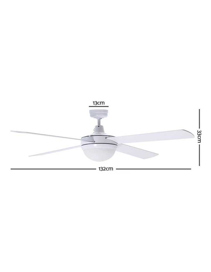 52" Ceiling Fan White