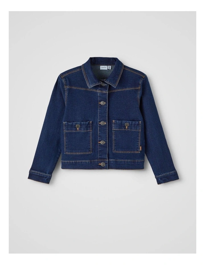 Vik Jacket in Dark Blue Denim