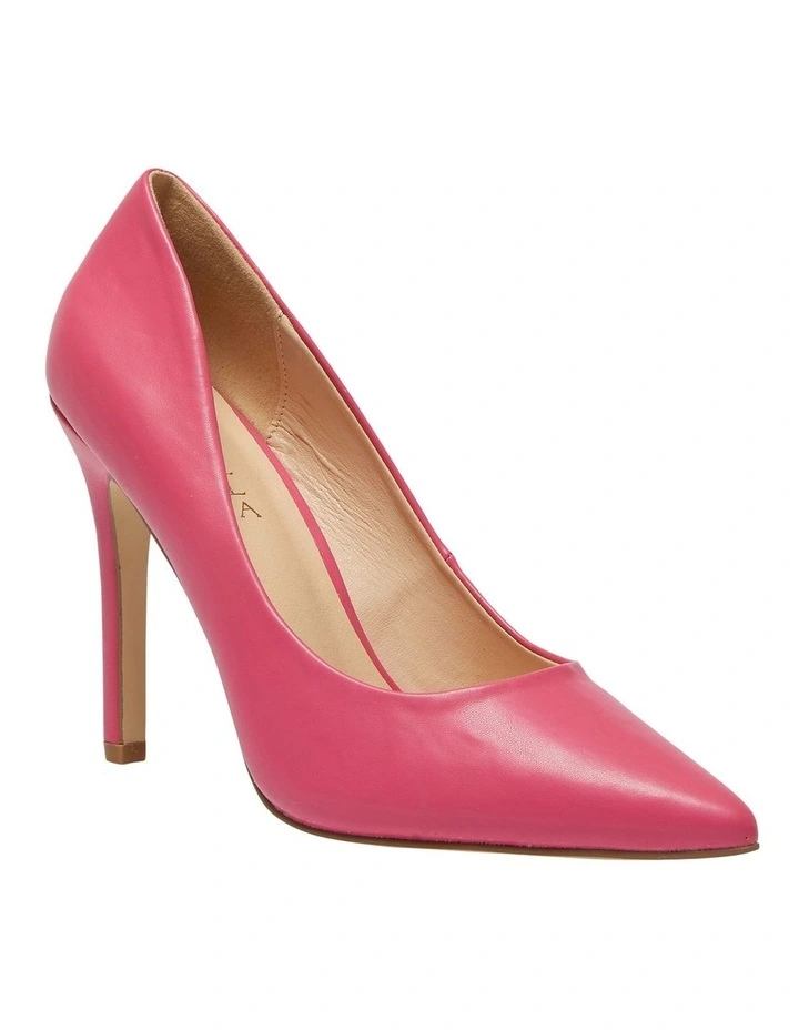 Harbour Heeled Shoes in Pink Smooth