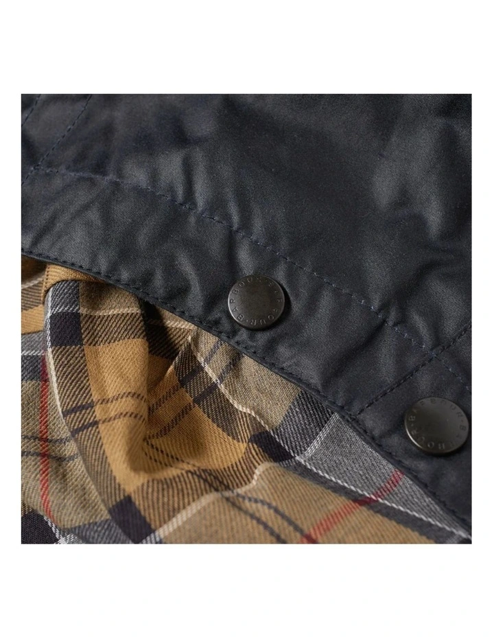 Henry Sartorial X Barbour Cotton Plain Hood Navy