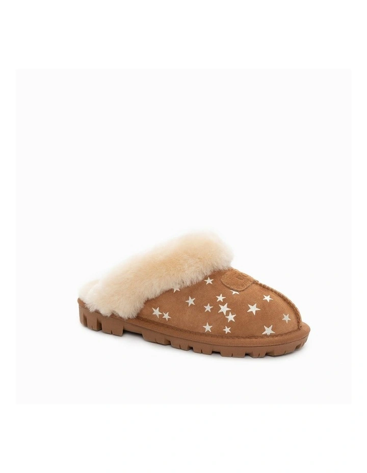 Coquette Slipper in Chestnut
