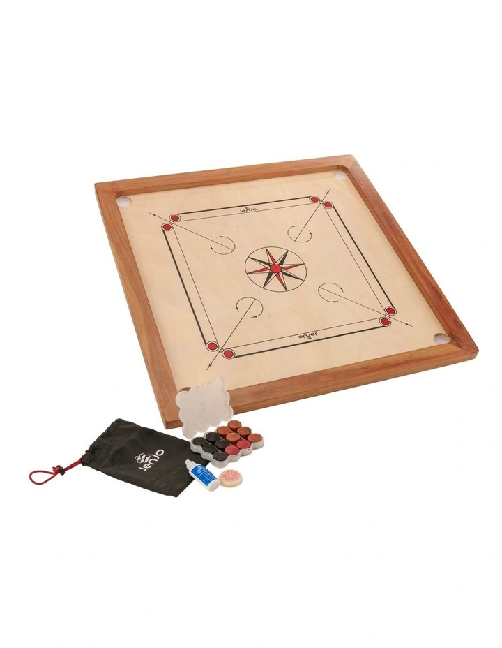 84x84cm Plywood Carrom Board with 74x74cm Internal Playing Area
