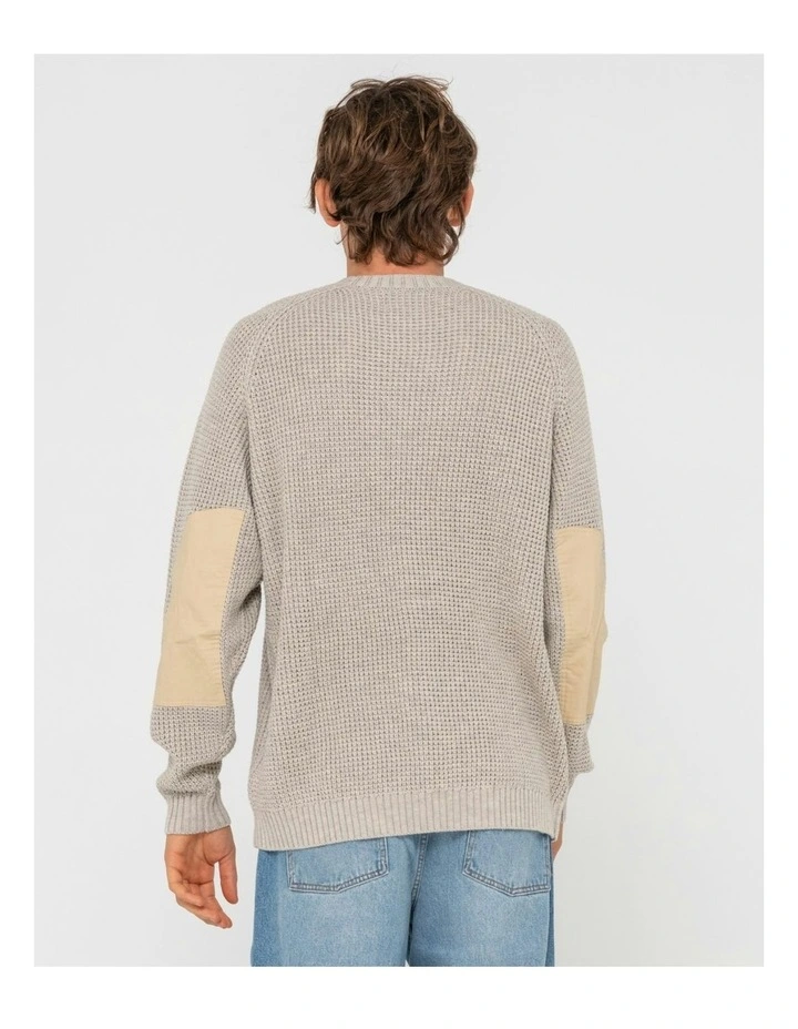 Disposal Crew Neck Knit in Natural