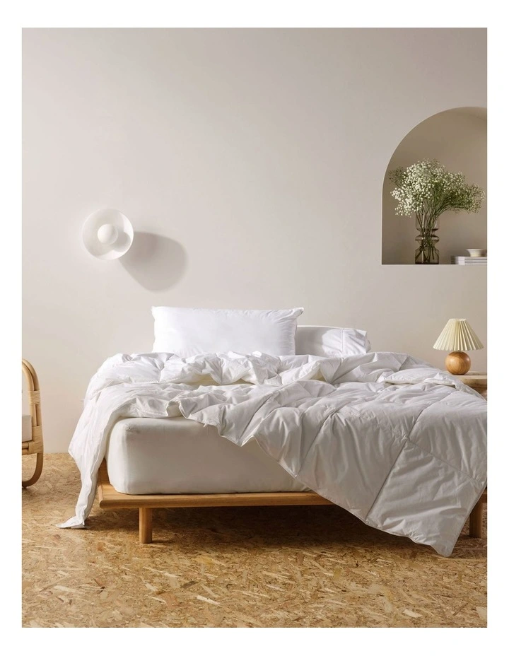Bamboo Quilt in White