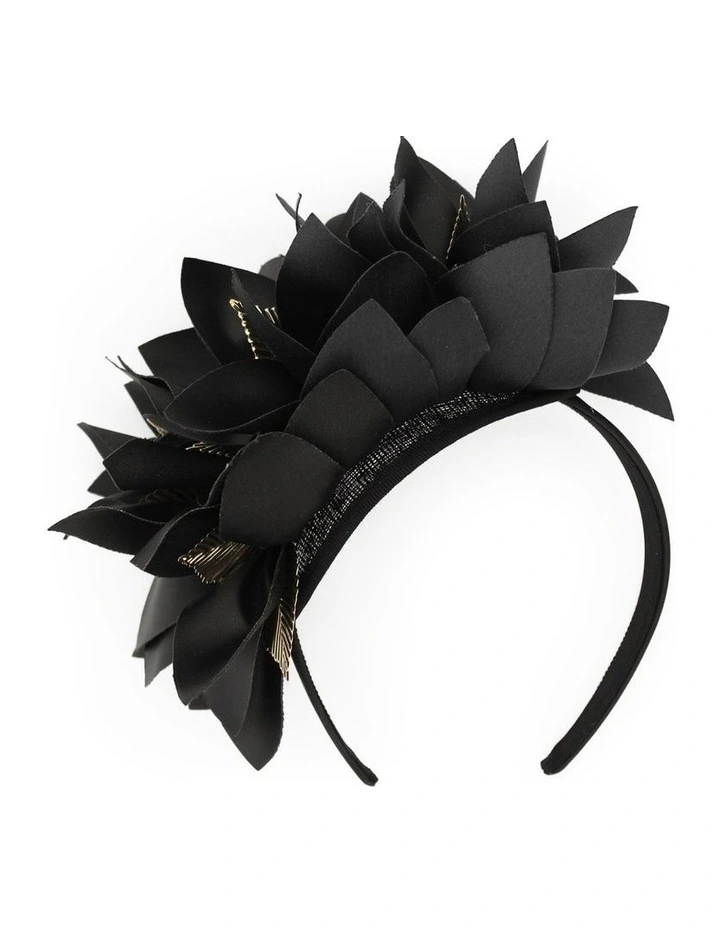 Devon Headpiece in Black