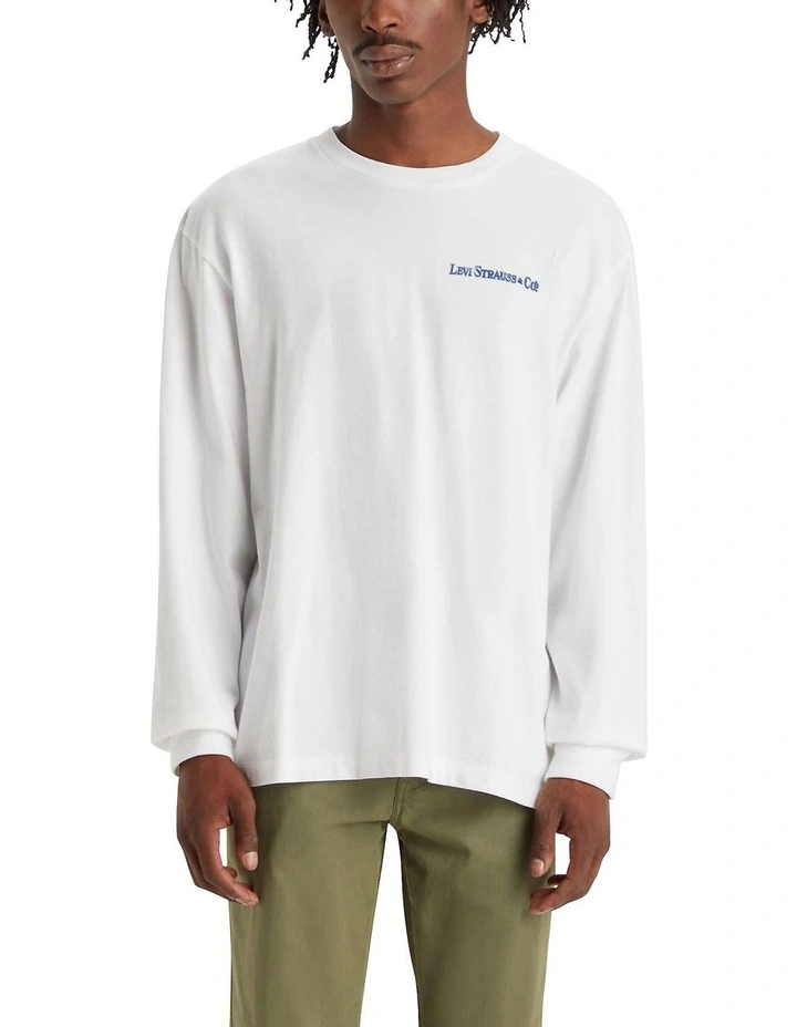 Graphic Authentic T-Shirt in Western Cowboy White