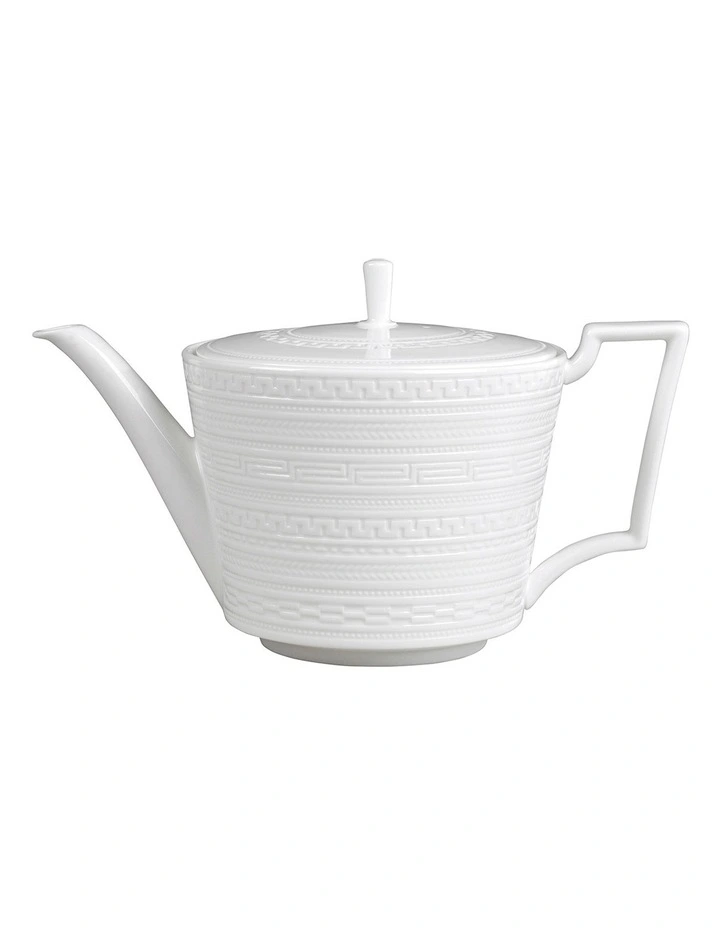 Intaglio 1L Teapot White