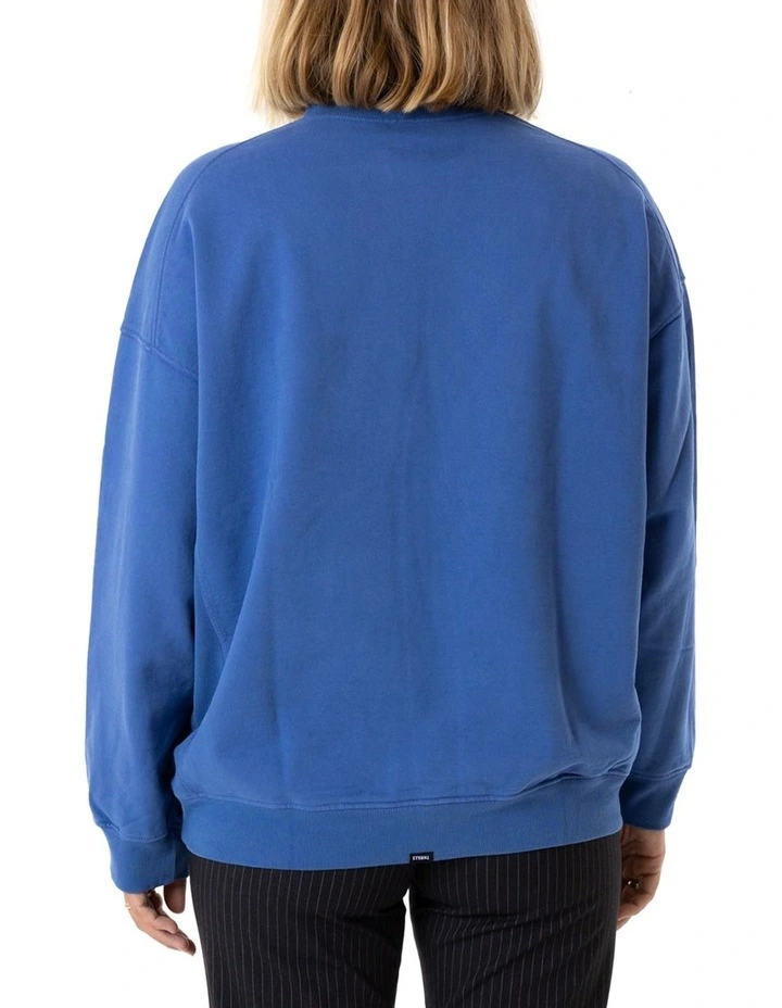 Spectral Oversize Crew in Vintage Royal Blue