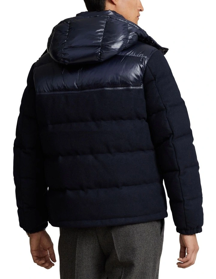 The Hybrid Down Jacket in Blue