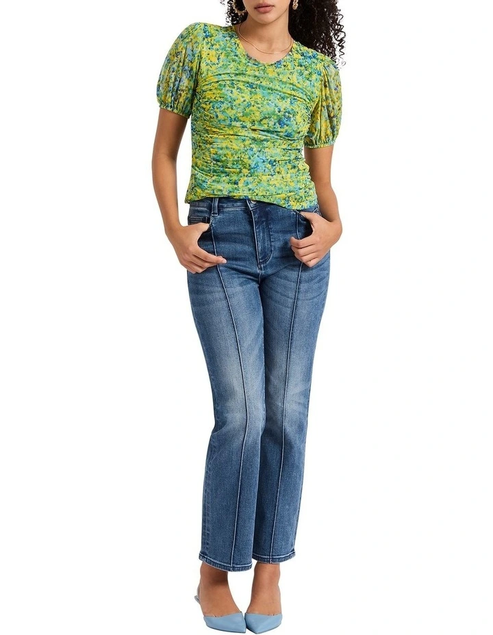 Paint It Fun Top in Green Multi