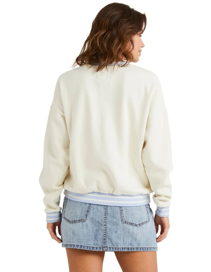 Lost Paradise Crew Hoodie in Salt Crystal