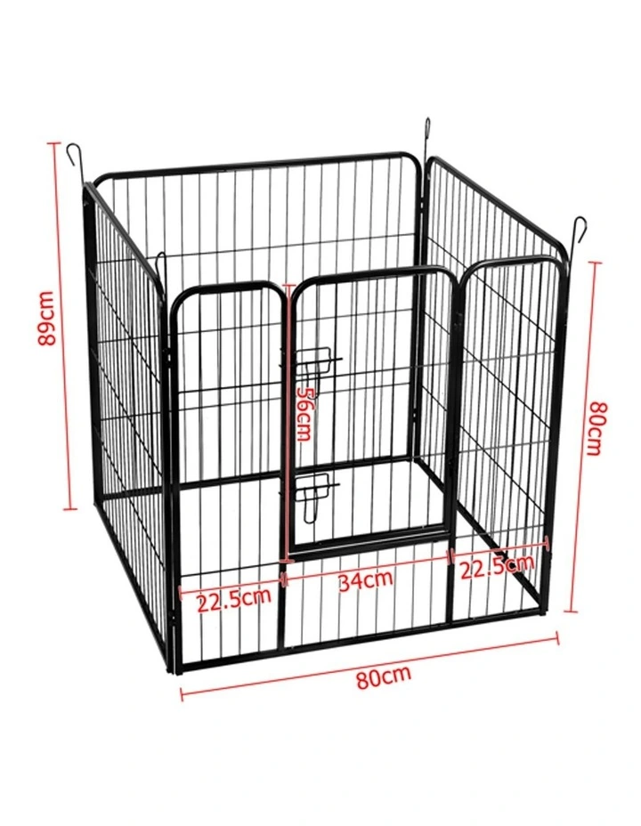 80x80cm 8 Panel Pet Dog Playpen
