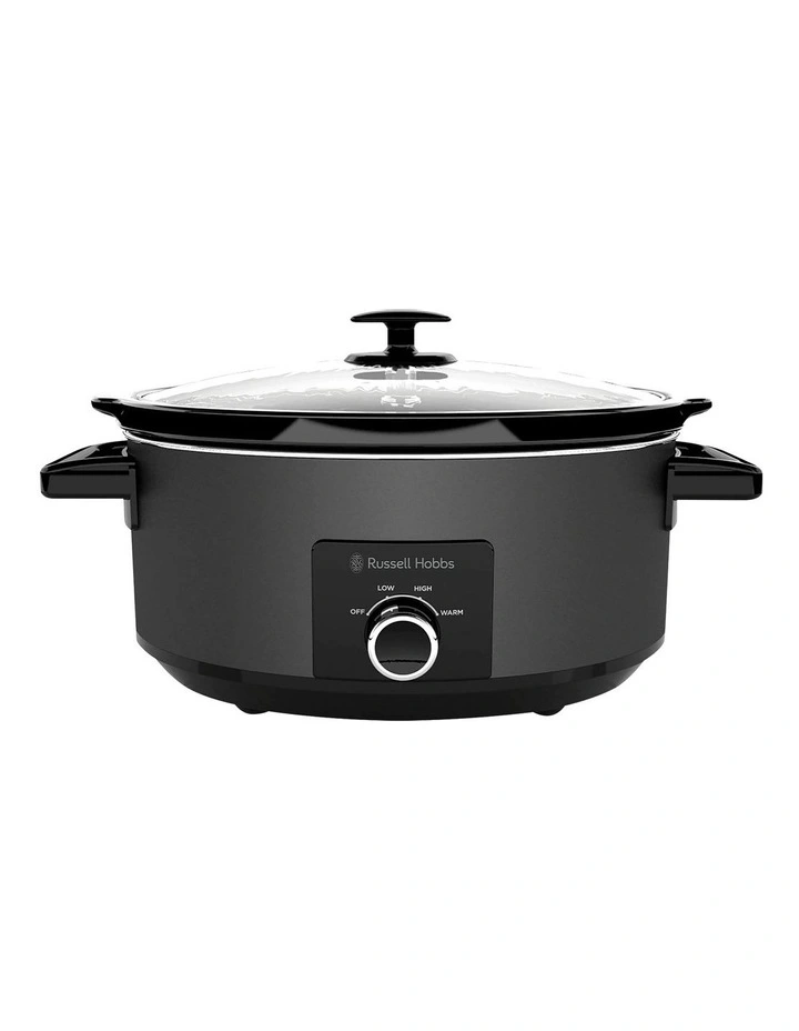 7L Slow Cooker Matte Black RHSC7