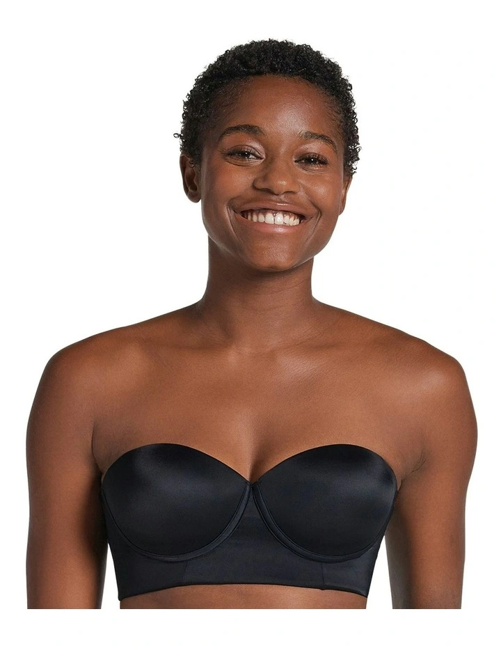 Bra 360 Padded Convertible-to-Strapless Bra in Black