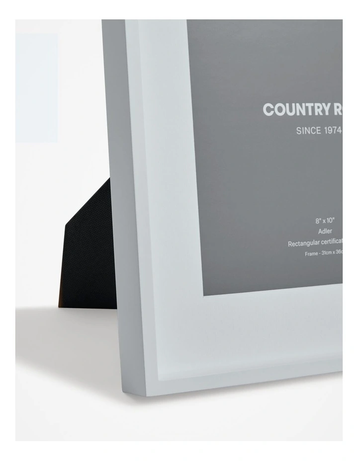 Adler Certificate Frame in White