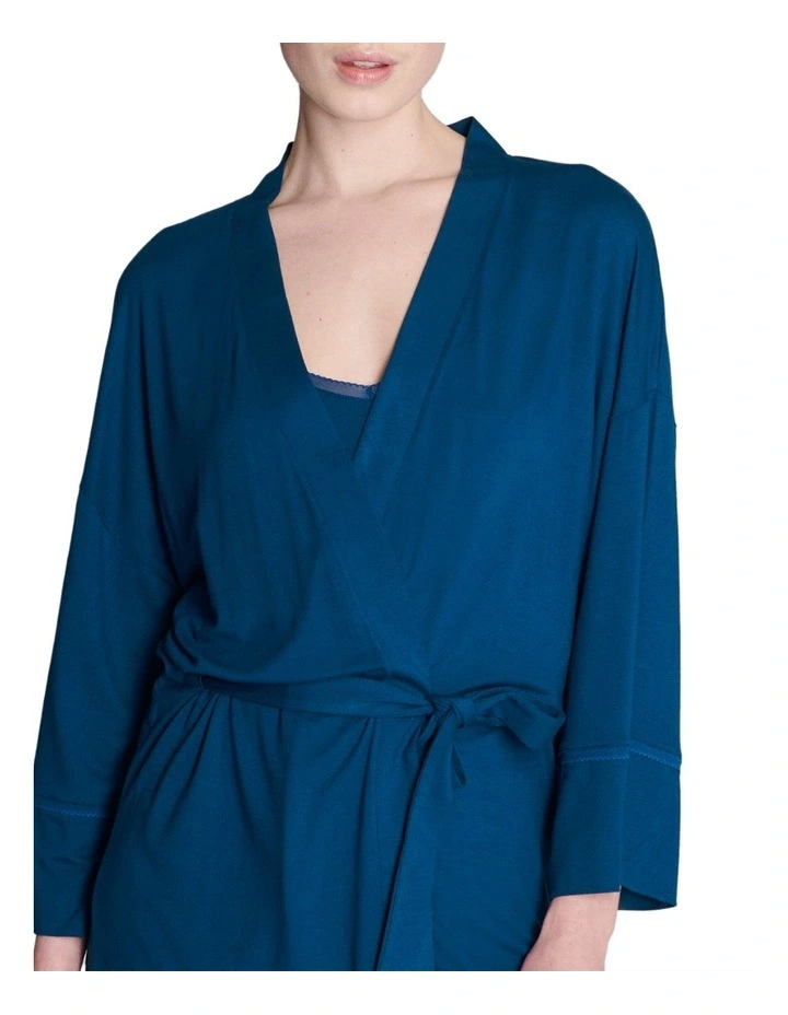 Aurore Kimono Robe in Blue